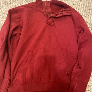 Men’s maroon atakoka Bay Pullover Sweater